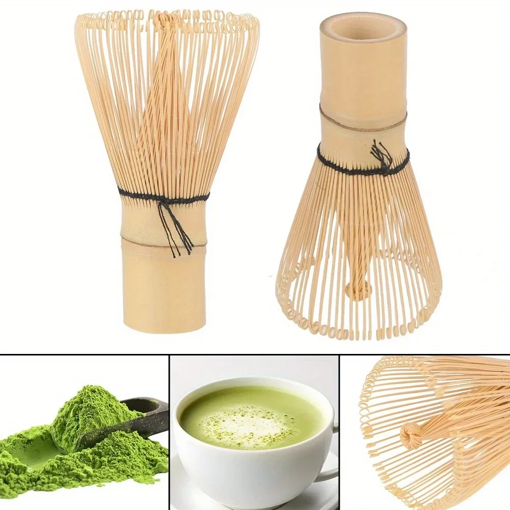 Bamboo Whisk Chasen - 1 قطعة اكسسوارات المطبخ 100 ماتشا