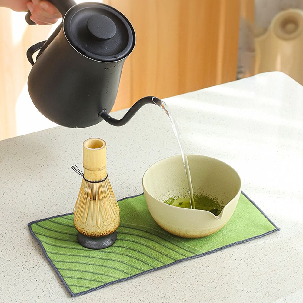 Bamboo Whisk Chasen - 4 قطعة جديد الخيزران السيراميك اليابانية