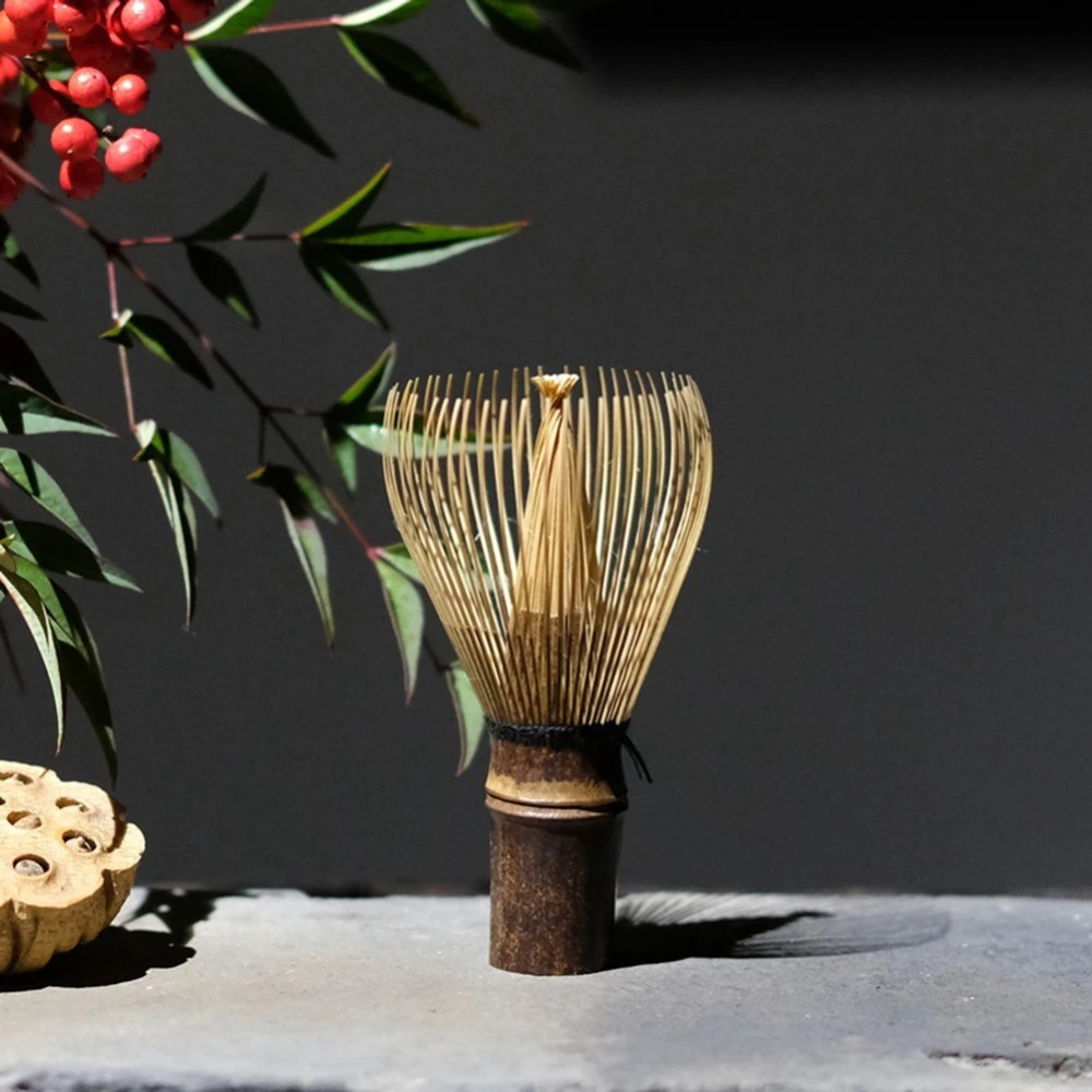 مضرب شاي ماتشا من الخيزران متع - مراجعة Bamboo Whisk Chasen وسعره