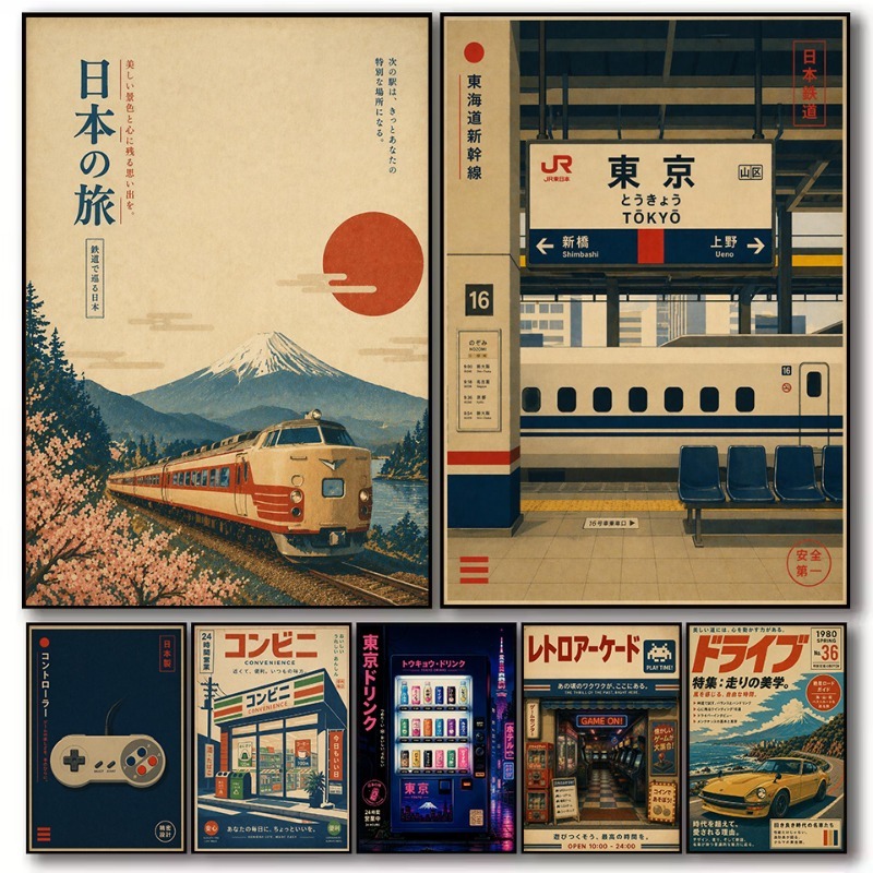 لوحة قماشية فنية جدارية بتصميم - مراجعة Japanese Traditional Lifestyle وسعره