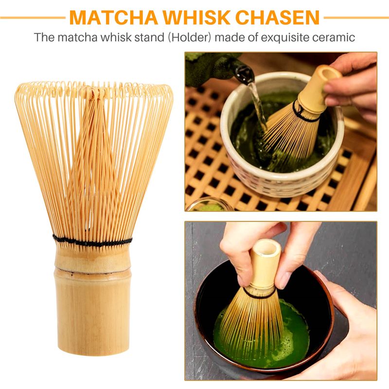 طقم خفاقة ماتشا A34R من الخيزر - مراجعة Bamboo Whisk Chasen وسعره