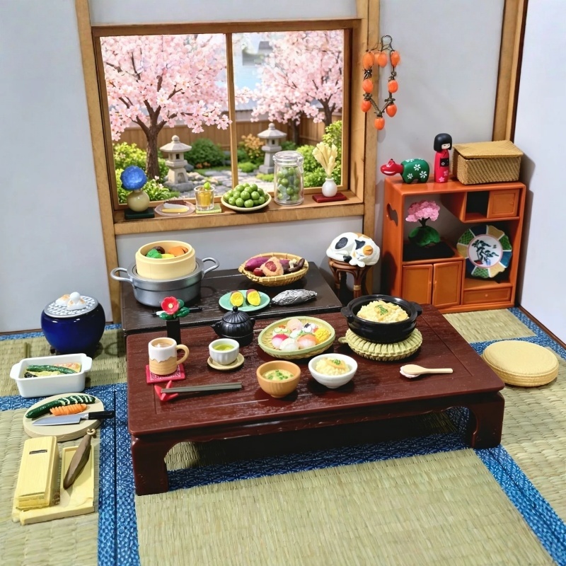 متوفر في المخزون أصلي RE-MENT  - مراجعة Lifestyle Of Japanese وسعره