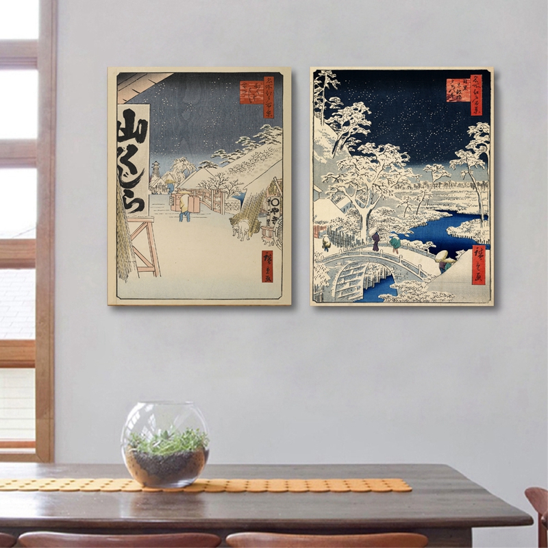 يابانية يطبع الرسم على لوحات ا - مراجعة Japanese Traditional Lifestyle وسعره