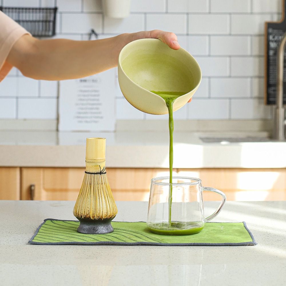 4 قطعة جديد الخيزران السيراميك - مراجعة Bamboo Whisk Chasen وسعره