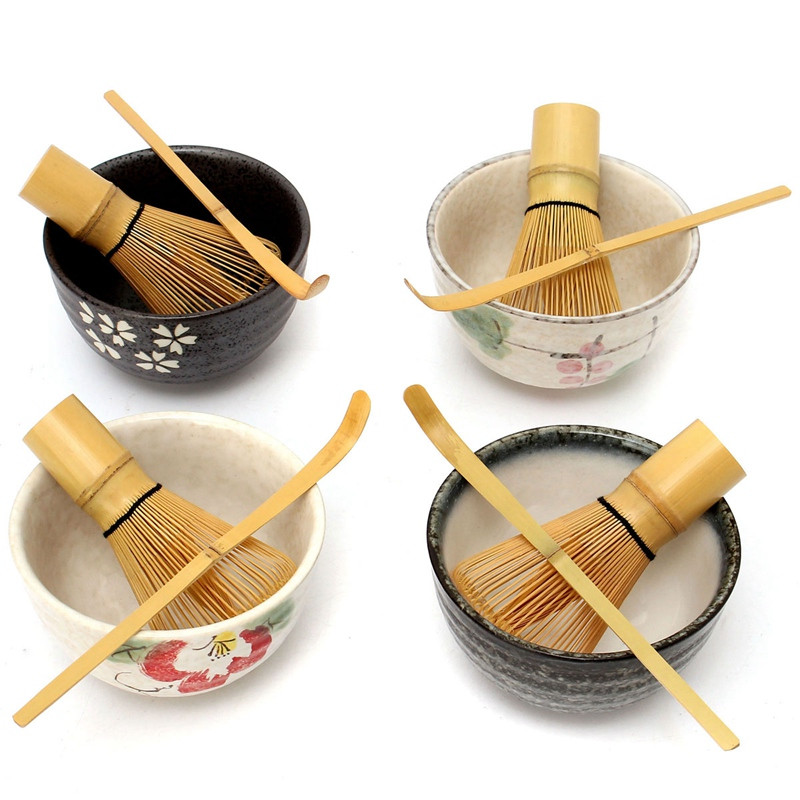 طقم هدايا شاي الماتشا الياباني - مراجعة Bamboo Whisk Chasen وسعره